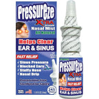 Pressureze Xtra natural sterile nasal spray front view packaging for sinus relief