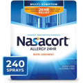 Nasacort 24HR Allergy Nasal Spray for Adults front view of packaging box