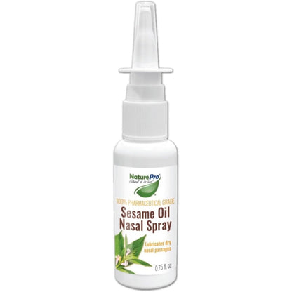 NaturePro All Natural Nasal Moisturizer Spray front view bottle for dry nose relief