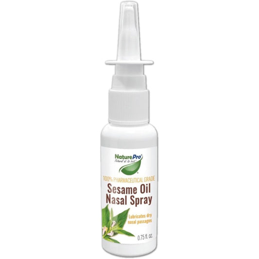 NaturePro All Natural Nasal Moisturizer Spray front view bottle for dry nose relief