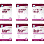 Quality Choice Pink Bismuth Chewable Tablets front view of 6 pack box set