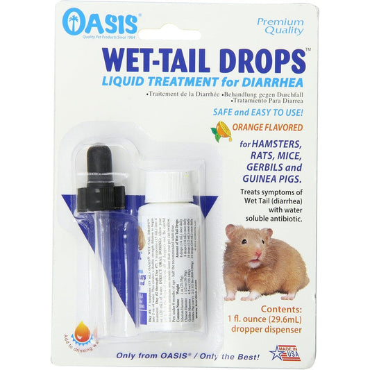Kordon Oasis Wet Tail Drops front view liquid treatment for small pets
