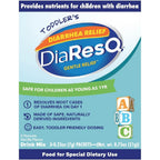 DiaResQ toddler diarrhea and immune support colostrum drink mix vanilla flavor front box view
