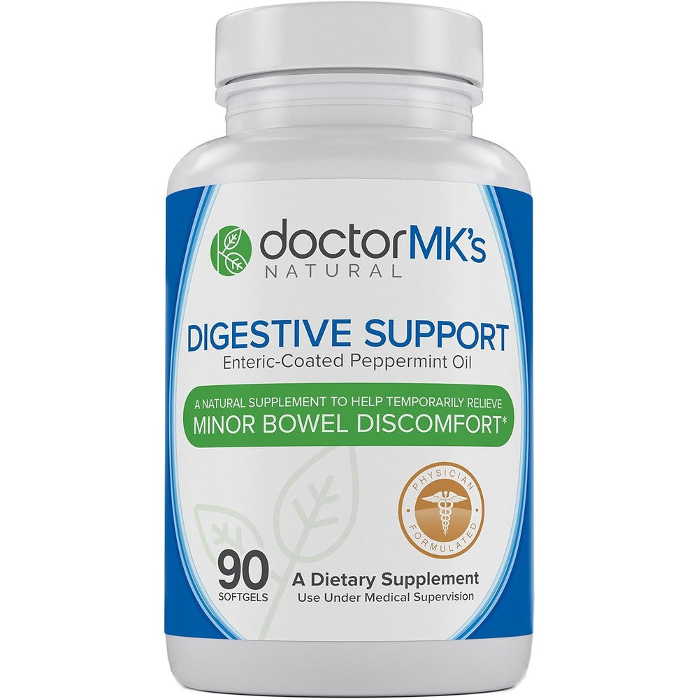 Doctor MK's Natural IBS Relief Supplement 90 Capsules front view