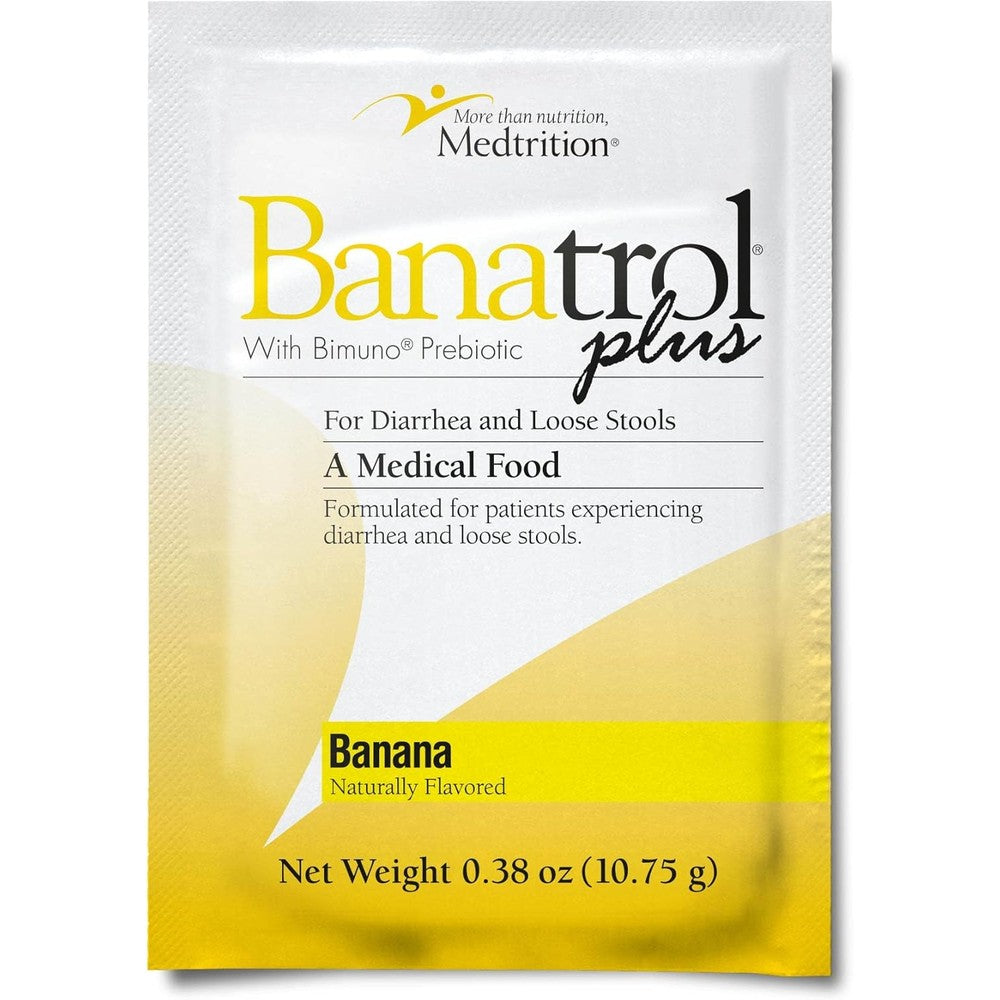 Medtrition Banatrol natural anti-diarrheal banana flavor front view