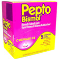 Pepto Bismol Chewables Dispenser Box Upset Stomach Relief Front View
