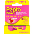 Pepto-Bismol Cherry Chewable Tablets front view
