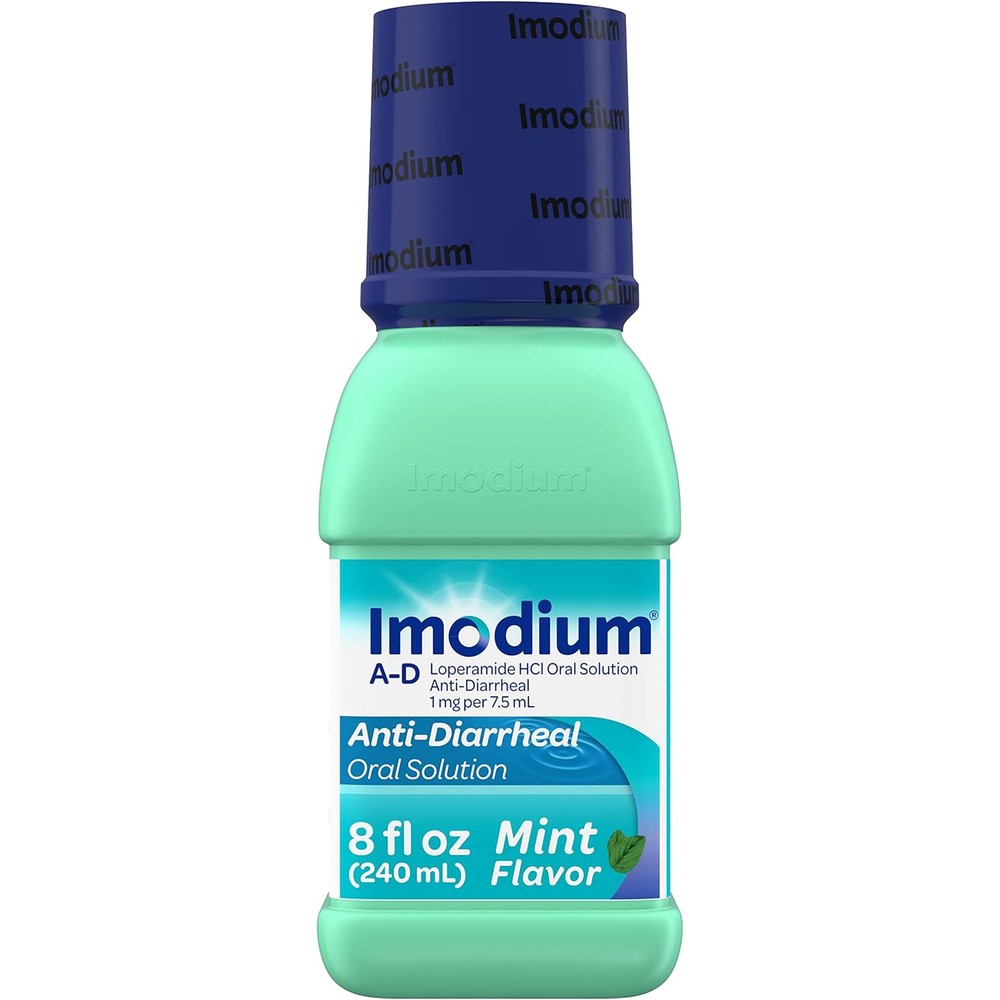 Imodium A-D Liquid Anti-Diarrheal Medicine 8 fluid ounces front view