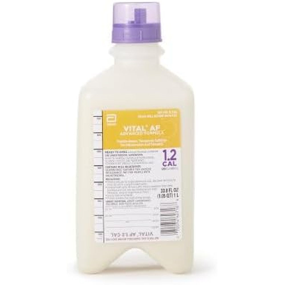 Abbott Vital AF 1.2 Cal Vanilla Flavor Liquid 33.8 Fluid Ounce Bottle front view authentic adult therapeutic nutrition