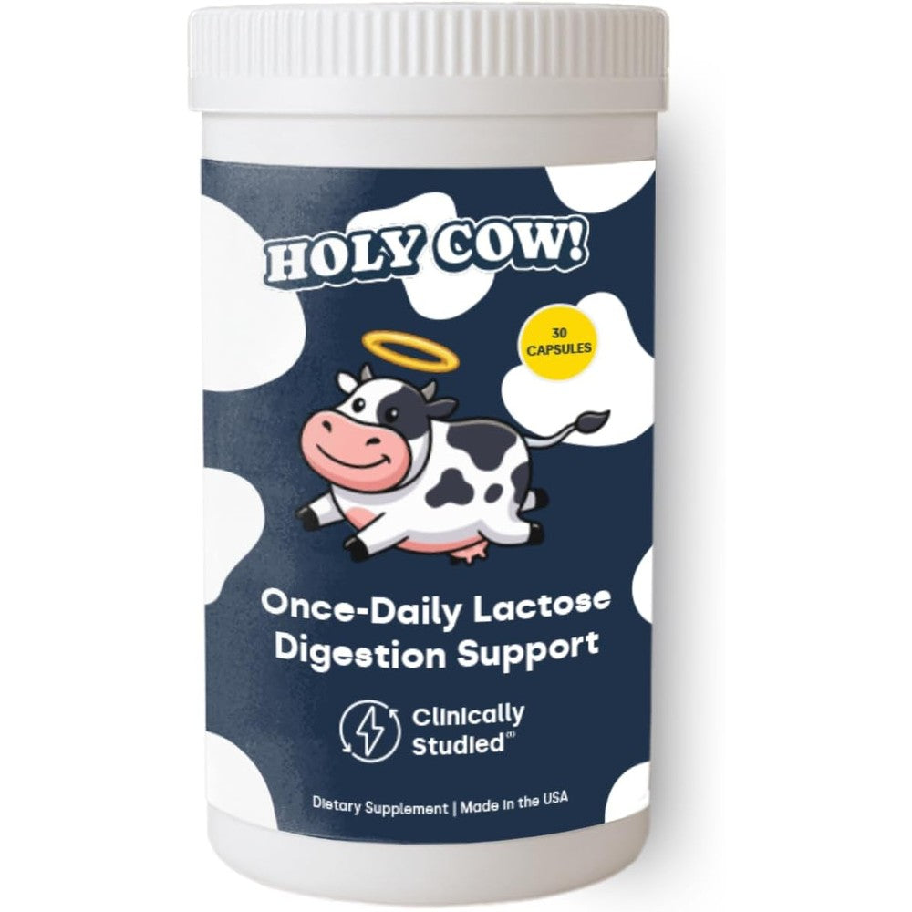 GEMBLUE BIOCARE Element Longevity Once Daily Lactose Digestion Support front view bottle for dairy symptom relief