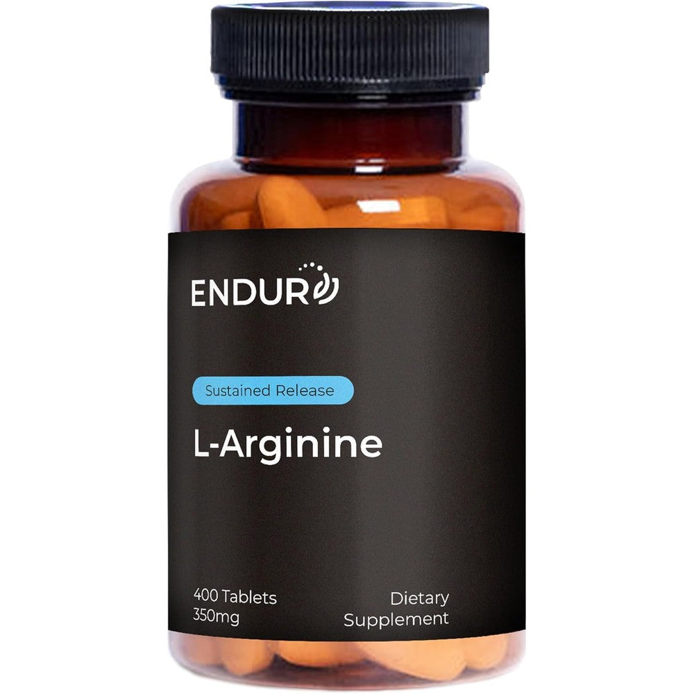 Endurance Products Endur L-Arginine bottle front view showing sustained release formula