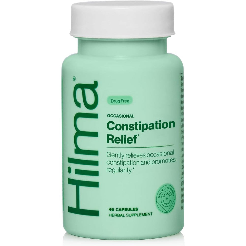 Hilma Gentle Bowel Occasional Constipation Relief front bottle view