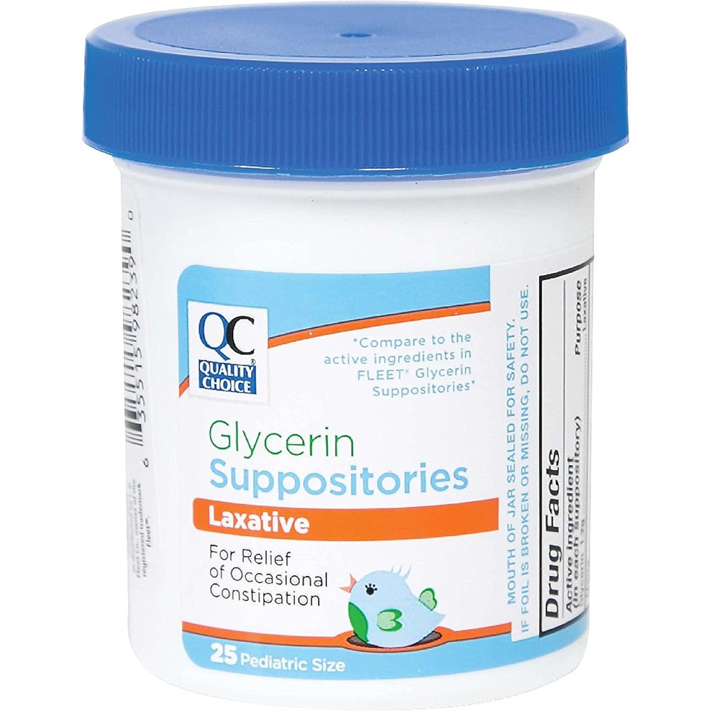 Quality Choice Infants Glycerin Suppositories front packaging view