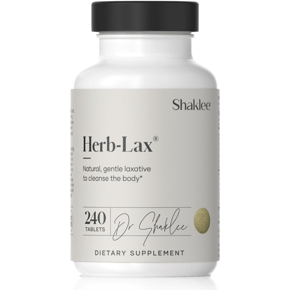 Shaklee Herb-Lax Gentle Laxative bottle front view