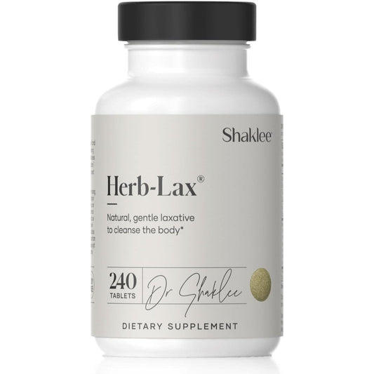 Shaklee Herb-Lax Gentle Laxative bottle front view