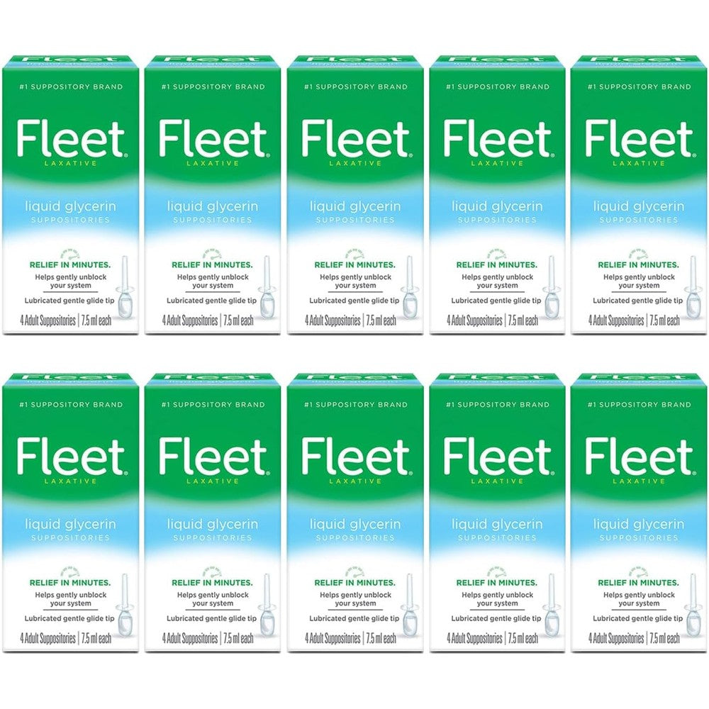 Fleet Liquid Glycerin Suppositories front view package