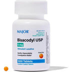 Major Bisacodyl 5 mg bottle front view