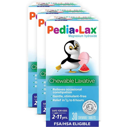 Pedia-Lax Childrens Chewable Laxatives front packaging view