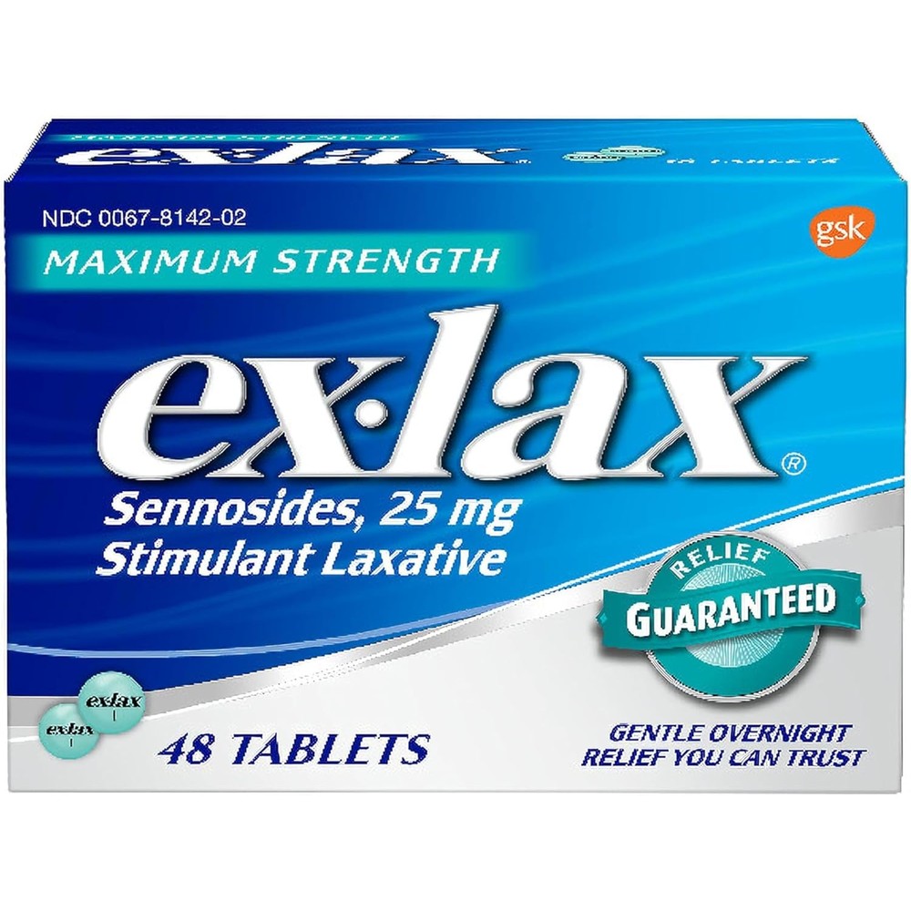 Ex-Lax Maximum Strength Stimulant Laxative front view box