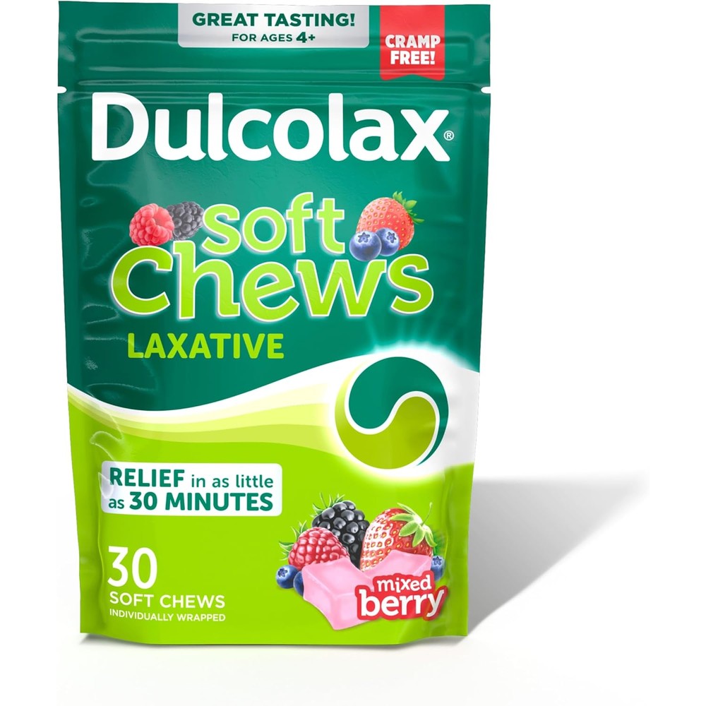 Dulcolax Saline Laxative Soft Chews front of package