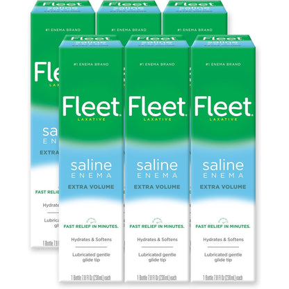 Fleet Laxative Saline Enema 7.8 Fluid Ounce pack front view