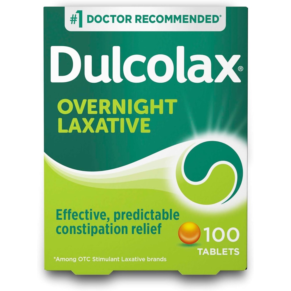 Dulcolax Stimulant Laxative Tablets front view 100 count