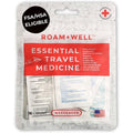 Roamwell Essential Travel Medicine Kit front view of the compact Weekender pouch for over the counter travel medication.
