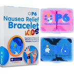 P6 kids motion sickness bands front view packaging