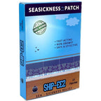 SAILPAK Ship-EEZ Sea Sickness Patch for Cruisers front view of the 10 count packaging showing natural motion relief benefits.
