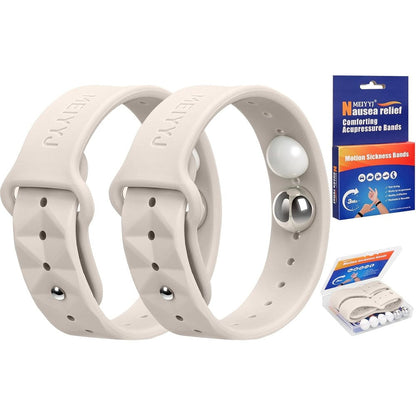 MEIYYJ morning sickness relief wristbands front view in star light color