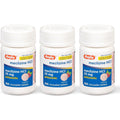 Rugby Laboratories Meclizine 25mg 3 Pack front view bottle for travel sickness relief