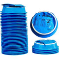 PukeBag disposable emesis bags 50 pack front view showcasing the blue leak proof travel vomit bags