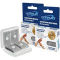Hionfurt Motion Sickness Bands front view of grey acupressure wristbands for natural nausea relief.