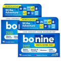 Bonine Non Drowsy Motion Sickness Relief front packaging showing thirty two chewable tablets