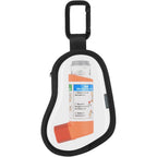 Beautyflier asthma inhaler case holder front view showing clear protective travel bag