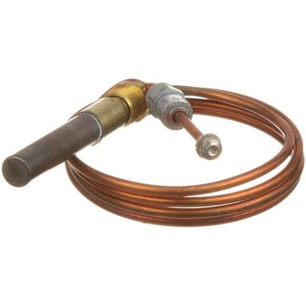 Anets commercial fryer coaxial thermopile front view showing the copper coiled tube and metallic sensing probe