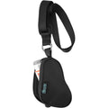 Beautyflier asthma inhaler case in black front view showing protective pouch design.
