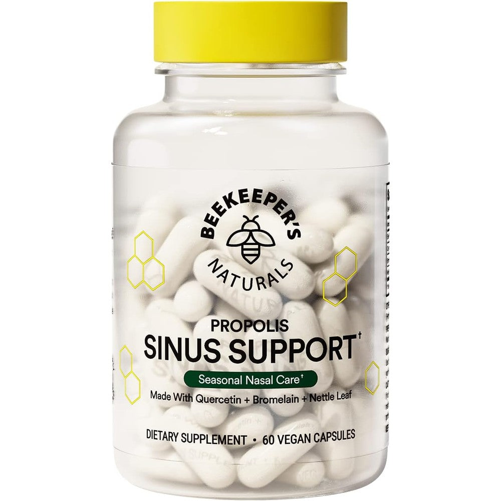 Beekeeper's Naturals Sinus Support bottle front view