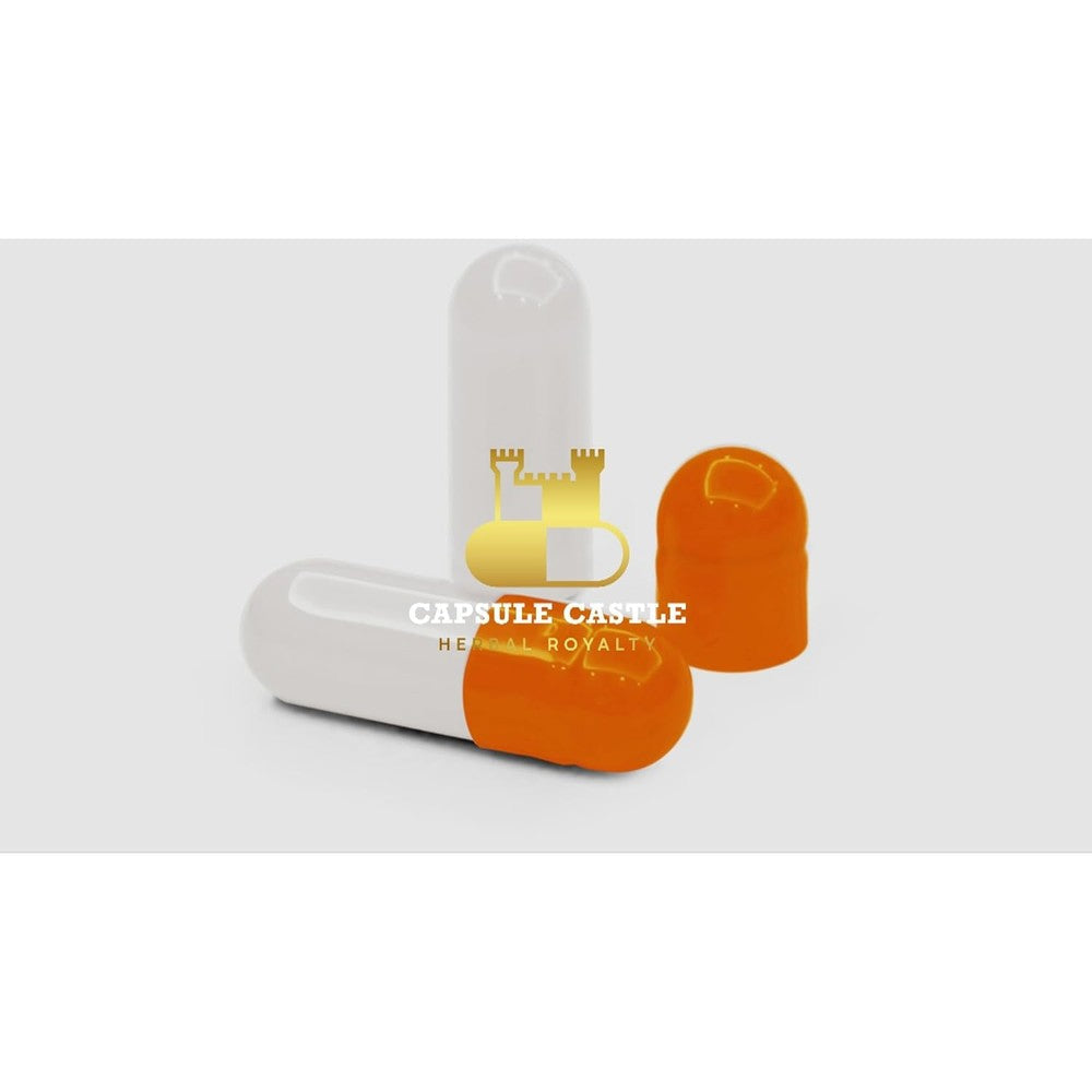 Generic Capsule Castle size 1 empty gelatin capsules front view