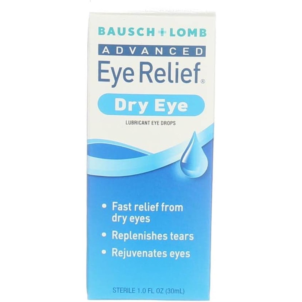 Bausch + Lomb Advanced Eye Relief Dry Eye Lubricant Eye Drops twin pack front packaging