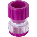EZY DOSE fine tablet grinder front view showing transparent crushing chamber.