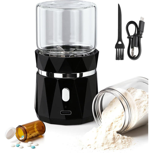 InsurMedic Electric Pill Crusher Grinder automatic medicine pulverizer front view