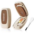 Nedsewor adjustable multi cut pill splitter front view in cream white