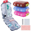 M MUCHENGBAO travel pill organizer front view showing compact folding design
