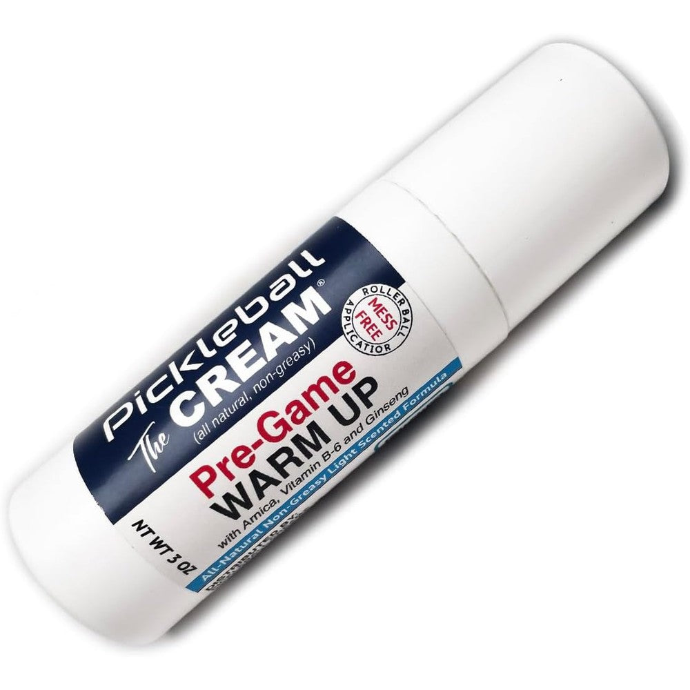 Pickleball Cream Pre-Game Warm Up joint and muscle therapy cream front view for athletic performance.