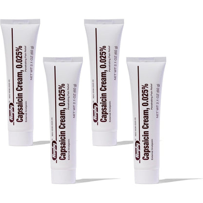 Rugby Laboratories Capsaicin Cream front view of the packaging for joint pain relief