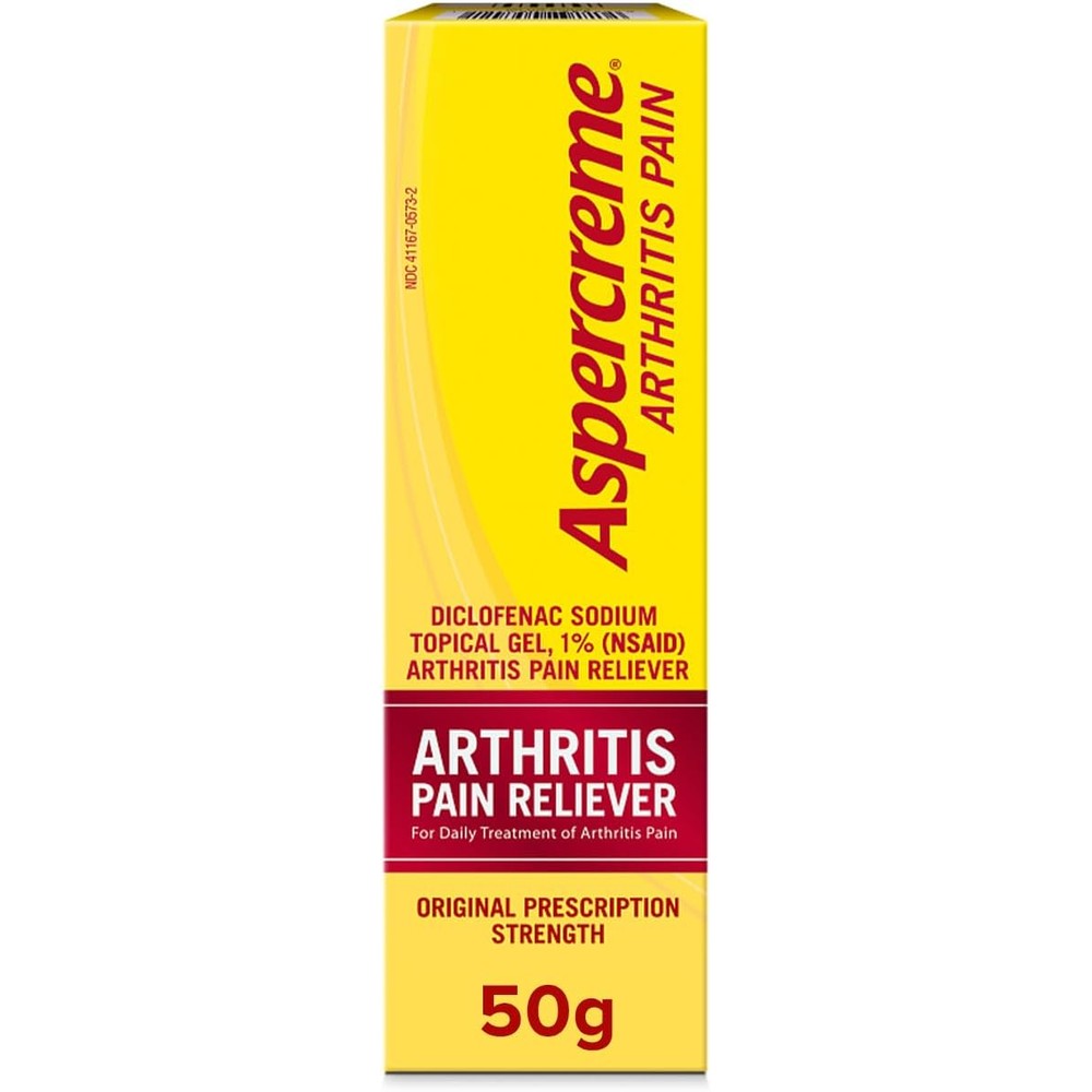 Aspercreme Arthritis Pain Relief Gel front view packaging for joint pain