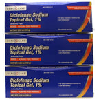GeriCare Topical Arthritis Pain Relief Gel 3 pack front view for anti inflammatory joint care