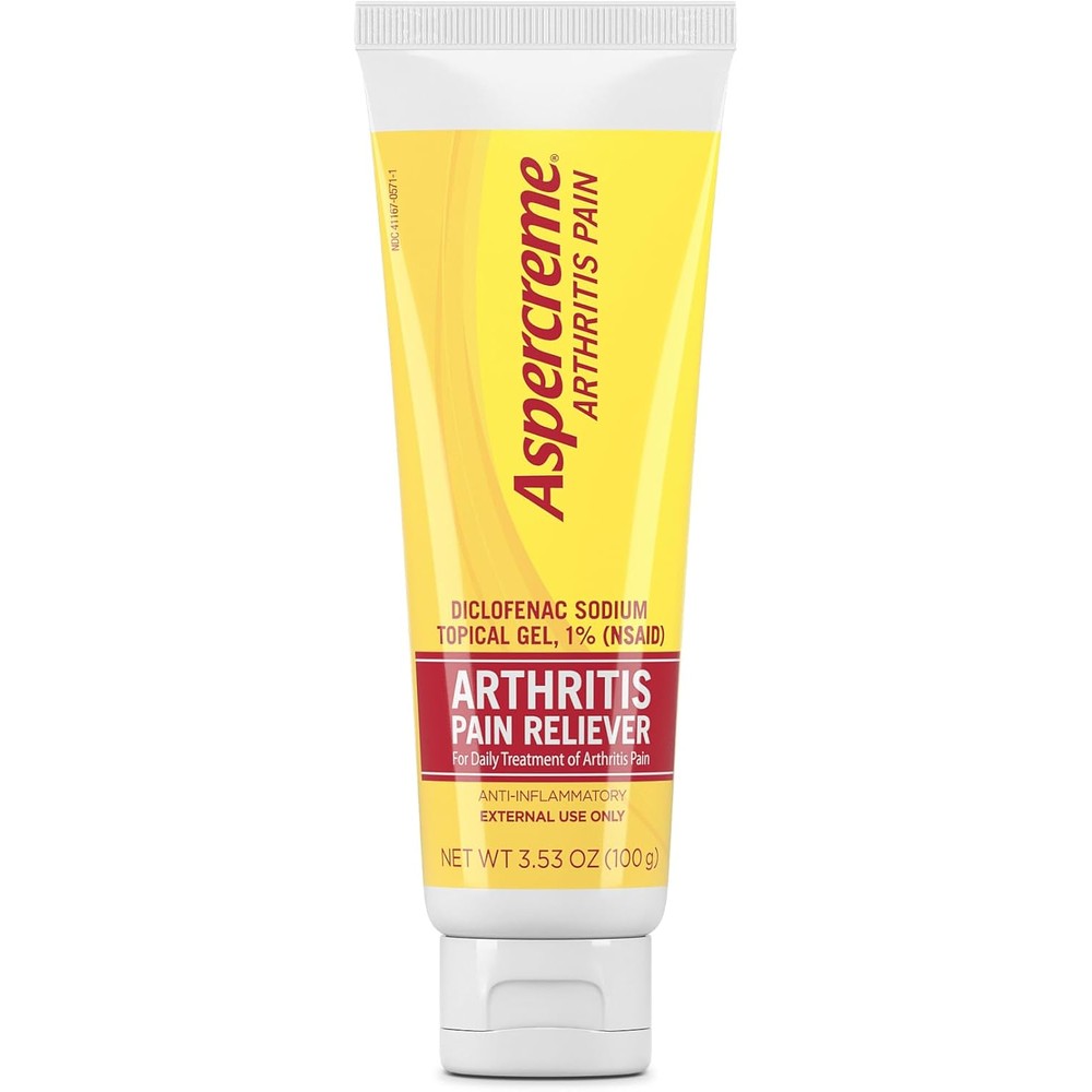 Aspercreme Arthritis Pain Relief Gel 100g front view packaging for joint pain management