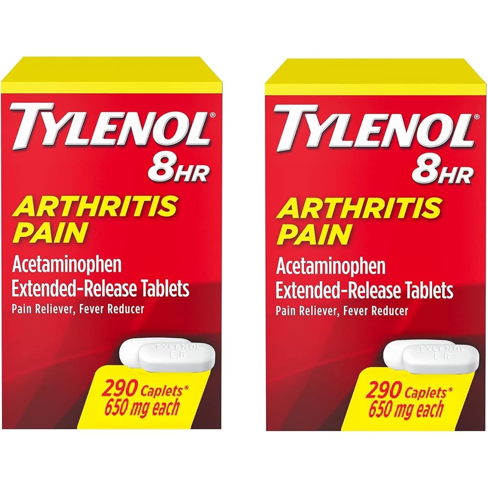 Tylenol Arthritis Pain Extended Release Tablets front view bottle for joint pain relief